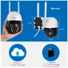 Cameras Kerui 4MP WiFi IP Camera Outdoor PTZ 4X Digital Zoom Wireless Camera Ai Human Detection Security CCTV CAME CAME TRAVAIL SUR ICSEE