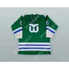 GDSIR CUSTUCH BLAKE WESLEY 6 HARTFORD WHALERS GREEN HOCKEY JERSEY NOUVEAU TOP ED S-M-L-XL-XXL-3XL-4XL-5XL-6XL