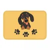 Carpets Non-slip Doormat Dachshund Sausage Dog And Living Room Bedroom Mat Welcome Carpet Pattern Decor