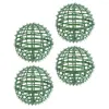 Fiori decorativi 4 pezzi Disposizione floreale Accessori per piatti in plastica a fiodetta a fiodetta Accessori di supporto boxwood Support Balls Circle Frame