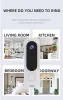 Doorbell Hot Tuya 1080p WiFi Video Doorbell Outdoor Smart Wireless Doorbell Night Security Protection Camera System Door Bell Smart Home