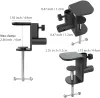 Stå stor skrivbordsklämmansmontering för mikrofonupphängning BOOM SCISSOR ARM FÖR DESKTOP Overhead Camera Stativ Mic Stand