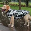 Dog Apparel Waterproof Reflective Pet Coat Vest Outdoor Jacket Winter Warm Cotton Dogs Clothing For Large Middle Labrador