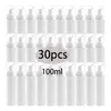 Bouteilles de rangement 30pcs / lot 30 ml 60 ml 80 ml 100 ml bouteille de pompe en mousse en plastique Visage des cils vides Dispensateur de savon nettoyant cosmétique