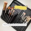 Cosmetic Bags Women 15 Pockets Foldable Stand-Up Makeup Brush Bag Portable Travel Cosmetics Beauty Tool Storage Case Handbag