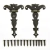 Kitchen Storage Brand Parts Useful Hinges Part 11.30x6.90x0.50cm Accessory Zinc Alloy Antique Bronze BuDecorative Durable Elements