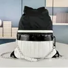 Projektanci mężczyźni i kobiety torba plecakowa torba bagażowa torba podróżna Wysokiej jakości luksusowe torby Letni czarno -białe torba nylonowa darmowa wysyłka
