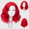 Wigs GAKA Short Wavy bobo Synthetic Wig Role Play lolita Natural Shoulder Length for Women Heat Resistant Fiber