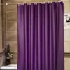 Shower Curtains Waterproof Thickened El Solid Color Gray Transparent Curtain Bathroom Peva Plain