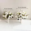 Flores de boda Bouquet nupcial para novias Damas de honor Blanco Accesorios de matrimonio artificial Decoración de mesa de fiesta