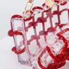 Sac d'embrayage en acrylique en acrylique en diamant Boutique Boutique tissée à corde nouée et sacs à main mariage y240328