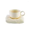 Mugs Nordic Ceramic Mug Creative Afternoon Tea Macaron Pillow Bag Coffee Cup Ice Cream Cute Funny Cups