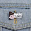 Je hebt je laatste Haw -partner Email Pin Cartoon Cowboy Hat Rat Broche Rapel Badge Badge Sieraden Gift Accessories