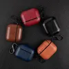 Business PU Leather Earphone Cases For AirPod 3 Airpods 3gen Bluetooth Ear phone Accessories Hard PC Classic Airpod3 Shockproof Co5798264