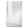 Duschvorhänge tränenresistente Vorhang Liner Grommet Geruchsfrei einfach Installation 3D Textur Wabe-Design