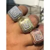 Anant Jewels Presents 18k Gold Plated All Shape Iced Out Ring Hip Hop Jewelry Moissanite Lab Grown Diamond Men Rings Supplier