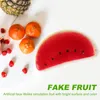 Party Decoration 4pcs Artificial Watermelon Slice Prop Decorative Fruit Simulated Decor