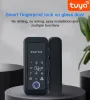 Verrouillage de l'application Tuya Contrôle de verrouillage de verre coulissant empreinte digitale Smart Lock Bluetooth 13.56 MHz RFID électronique Single Double Glass Door Boltlock