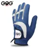 Lasapparatuur Pack 10 PCS Men Golf Gloves левая рука Coolse Commowning Micro ткани Blue Golf Glove Улучшенная система Grip W упаковка