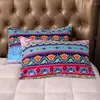 Bedding Sets 2024 Bohemian Style Twill Print Set Extra Large Bedroom Decoration Duvet Cover Twin Bed