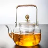 Filiżanki spodki oporne na ciepło szklane szklane kubek podnoszący belkę kwadratowy młotek wzór miedziany specjalny czajnik elektryczny zestaw herbaty ceramiczny