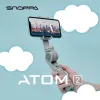 Monopodes Snoppa Atom 2 3axis Stabilitateur à main Smartphone Smartphone Gimbal avec trépied pour iPhone Huawei Xiaomi Téléphone