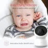 Камеры Smart Camera 2k 1296p HD 1080p 360 Angle Wi -Fi Night Webcam Видео IP -камера Внутренняя мониторинг безопасности ребенка для приложения Xiaomi Home