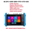 Visualizza IPC9800 CLMOVTADHS Plus IPC Tester CCTV 8MP AHD TVI CVI Tester telecamera H.265 Tester 4K Monito