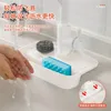 Kitchen Storage Silicone Faucet Mat Sink Tray Soap Dispenser Sponge Drain Pad Splash Drying Countertop Accessories