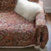 Coperture per sedie divano di divano natalizio Farmhouse vintage l Forma di divano fosola con squisito mobile morbido resistente all'usura universale
