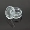 Garrafas de armazenamento 100pcs 3g 5g 10g Clear Cream jar jar