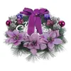 Decoratieve bloemen 30 cm Holly kerstbuitendecoraties krans kunstmatige dennenkransen kransen