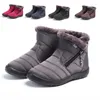 Stivali inverno scarpe da filo della caviglia da donna calda casual leggero impermeabile peluche snow botas mujer