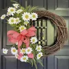 Flores decorativas Decoração Wreath Wreatch Cottage colorido versátil Durável e estável Beautiful Spirea de noiva da primavera