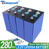 Tewaycell 280AH 230AH 200AH LifePO4 12V 24V 48VグレードA充電式バッテリーパック3.2V太陽エネルギー税無料