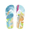 Kapdyty damskie letnie noszenie modne wszechstronne sandały typu pin-to-stop do kąpieli i plażowe buty plażowe Flip-Flops 4461