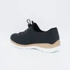 Chaussures décontractées printemps et d'été pour femmes Flat confortable Sneakers Ladies 2024 Lacet Up Black Ventilation