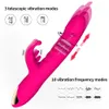 THROSTING G SPOT Rabbit Vibrator Tongue Slicking Roterande vibrerande kvinnor Par Vuxna sexleksaker Kvinnliga klitoris vibratorstimulator Dildos vibratorer för kvinnlig