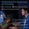 Усилитель Профессиональный аудио микшер K300 Live Sound Card и звуковой интерфейс Audio Sound Board с несколькими эффектами DJ Mixer