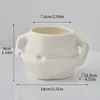 Tazas kawaii tazas de café de cerámica personal de té agua bebida para el hogar del vientre creativo de decoración creativo jarrón r4q3