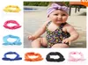 Nouvelle petite fille Headwrap top knot coton bandeau de mode oreilles de mode BowBand Baby Hair Accessoires Hairware 12pcslot 8898782