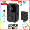 Campanelli wifi video campanello v9 v9 casa wireless telefonico wireless gancio di sicurezza wireless wireless intercom HD Ir Night Vision Vision Canno