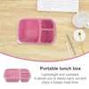 Serviesgoed container herbruikbare lunchboxen containers compartiment snack pp houder kind bento draagbaar