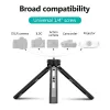 Monopods Mini Metal Tripod Aluminum Alloy Desktop Stand Tripod Photography with 1/4 Inch Screw for Dslr Ildc Camera Camcorder Projector