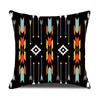 Kussen Bohemia Vintage Throw Cover Abstract gestreepte kast etnische geometrie voor slaapkamer woonkamer bank b0024