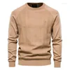 Pulls de chandail masculin Cardigan Mens Vêtements en tricot en tricot couches ropa de invierno automne et hiver coréen version