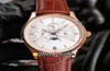 Controllo master 40mm Q149842A 149842 Orologi White Dialtura automatica Men039S orologio Q149347A 149347 Custodia in oro rosa marrone Str3802981