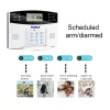 KITS 106 ZONA LCD Sistema di allarme GSM LCD con prompt vocale Intercom Security Home Security Aound