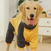 Vêtements de vêtements pour chiens automne et hiver de taille moyenne de taille moyenne chiens modèles de printemps pour animaux de compagnie gros pull à quatre pattes