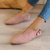 Casual Shoes Loafers Women 2024 Spring Summer Soft Fashion Flats Zapatos Pointed Toe Shallow Boat Mujer